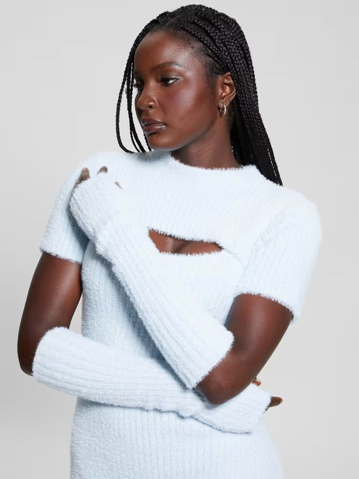 Guess Meteor Detached Sleeve Knit Dress