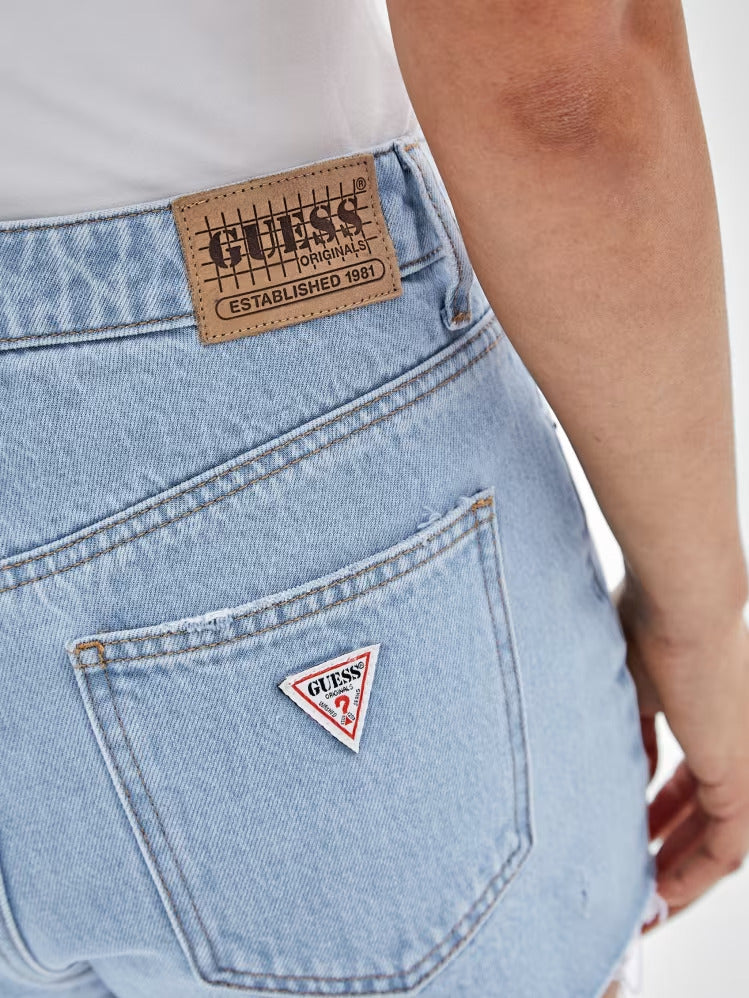 GUESS Originals Kit Destroyed Denim Shorts