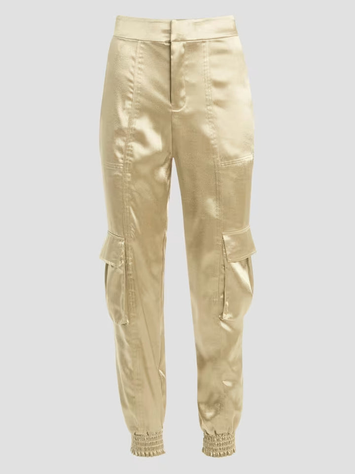 Guess Eco Soundwave Satin Cargo Pants