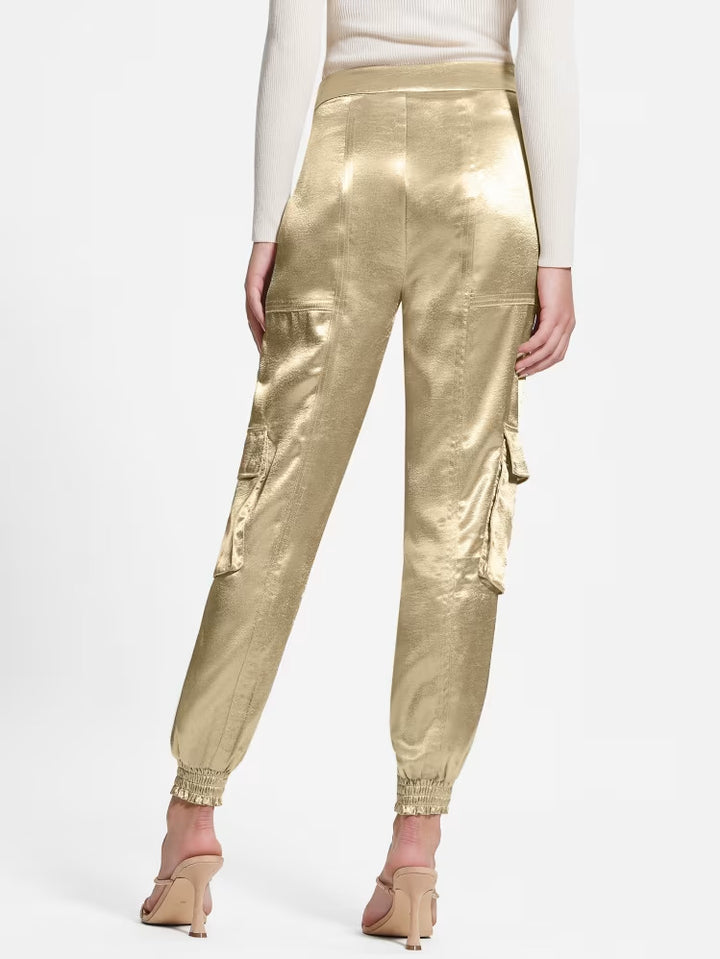 Guess Eco Soundwave Satin Cargo Pants