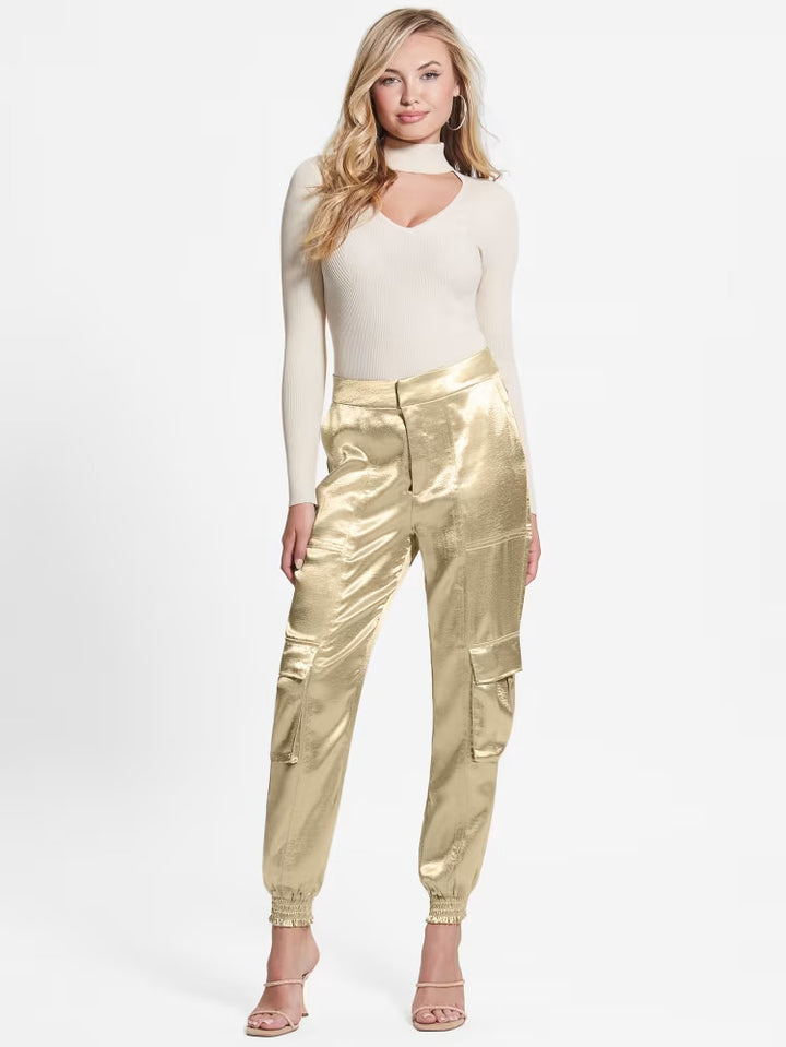 Guess Eco Soundwave Satin Cargo Pants