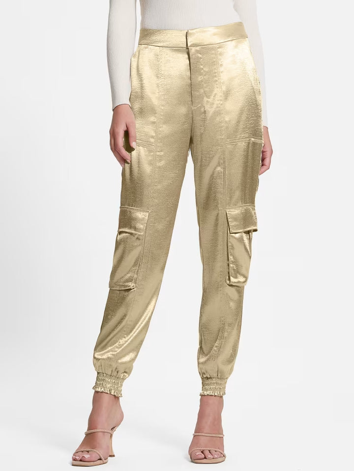 Guess Eco Soundwave Satin Cargo Pants