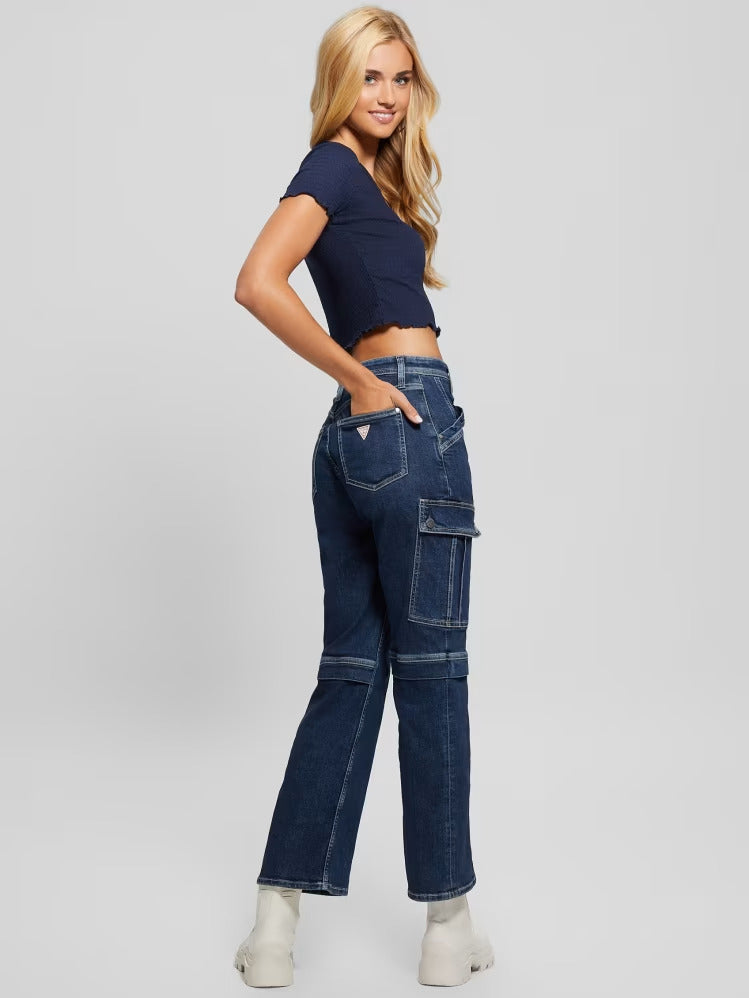 Guess Eco '80s Denim Cargo Pants