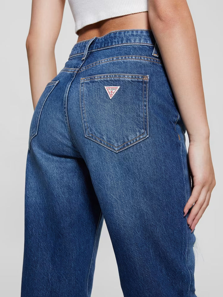 Guess Eco Relaxed Straight Destroyed Jeans