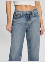 Guess Eco High-Rise Barrel Leg Denim Jeans