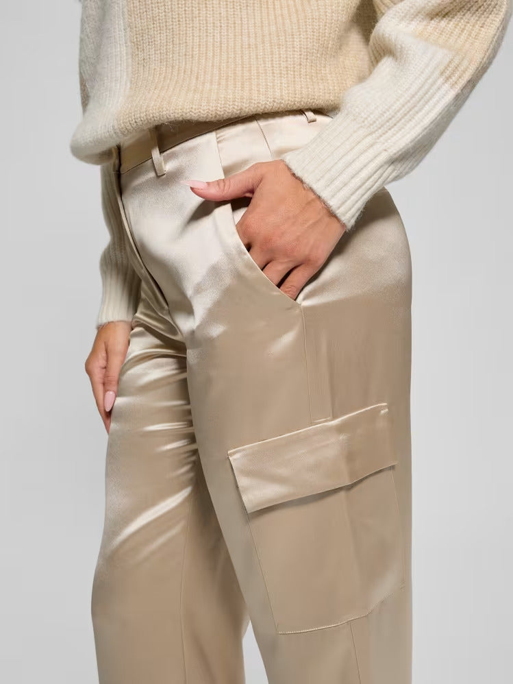 Guess Megan Cargo Satin Pants