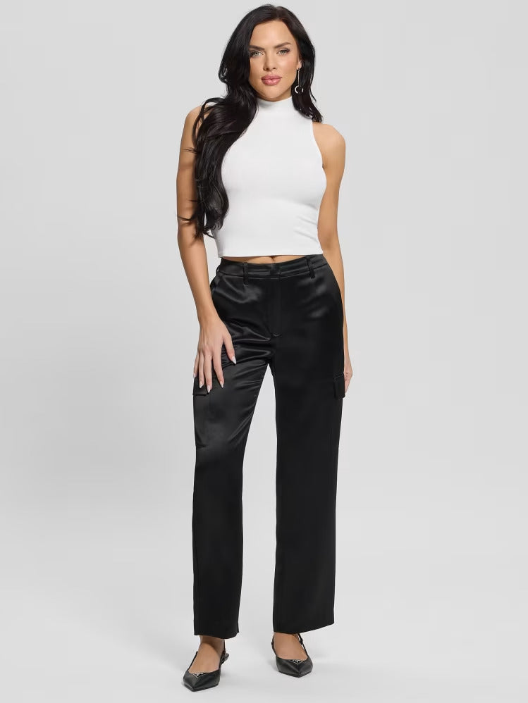 Guess Megan Cargo Satin Pants