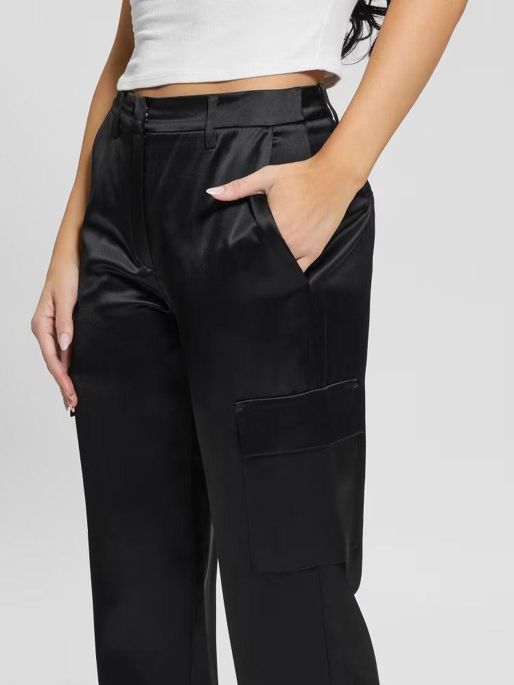 Guess Megan Cargo Satin Pants