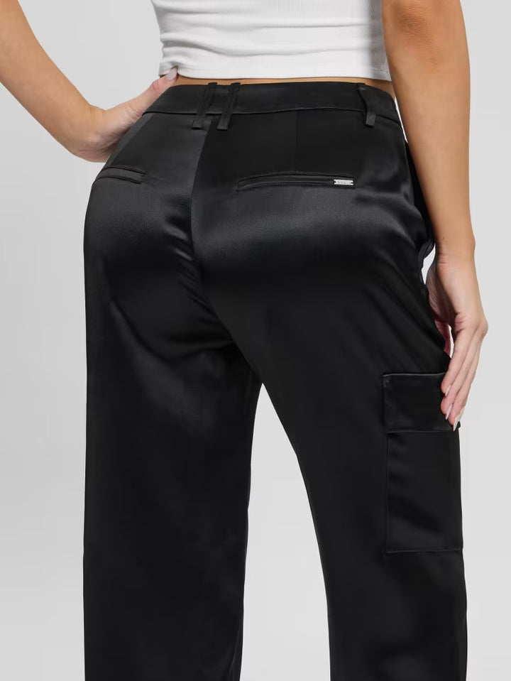 Guess Megan Cargo Satin Pants