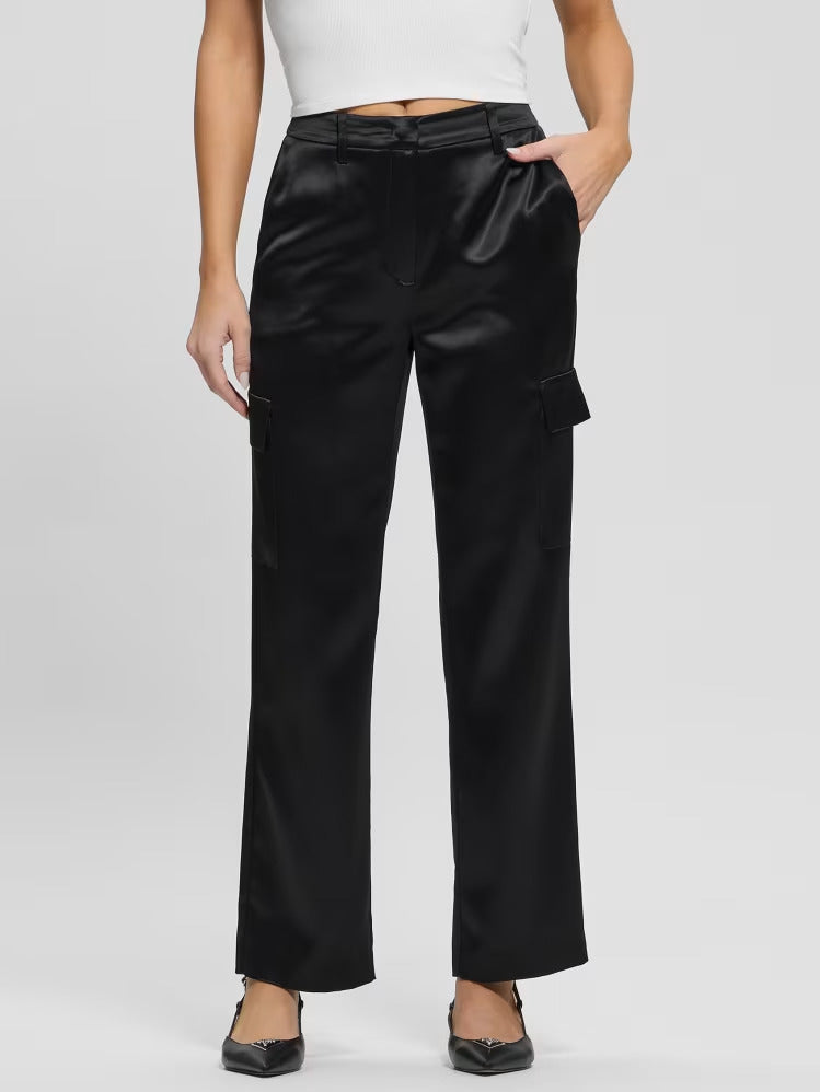 Guess Megan Cargo Satin Pants