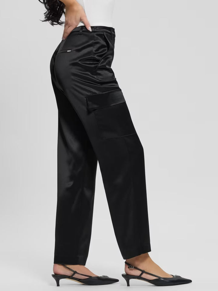 Guess Megan Cargo Satin Pants