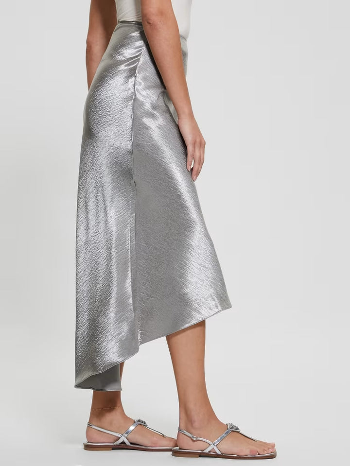 Guess Eco Lilya Satin Midi Skirt