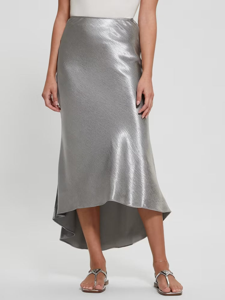 Guess Eco Lilya Satin Midi Skirt