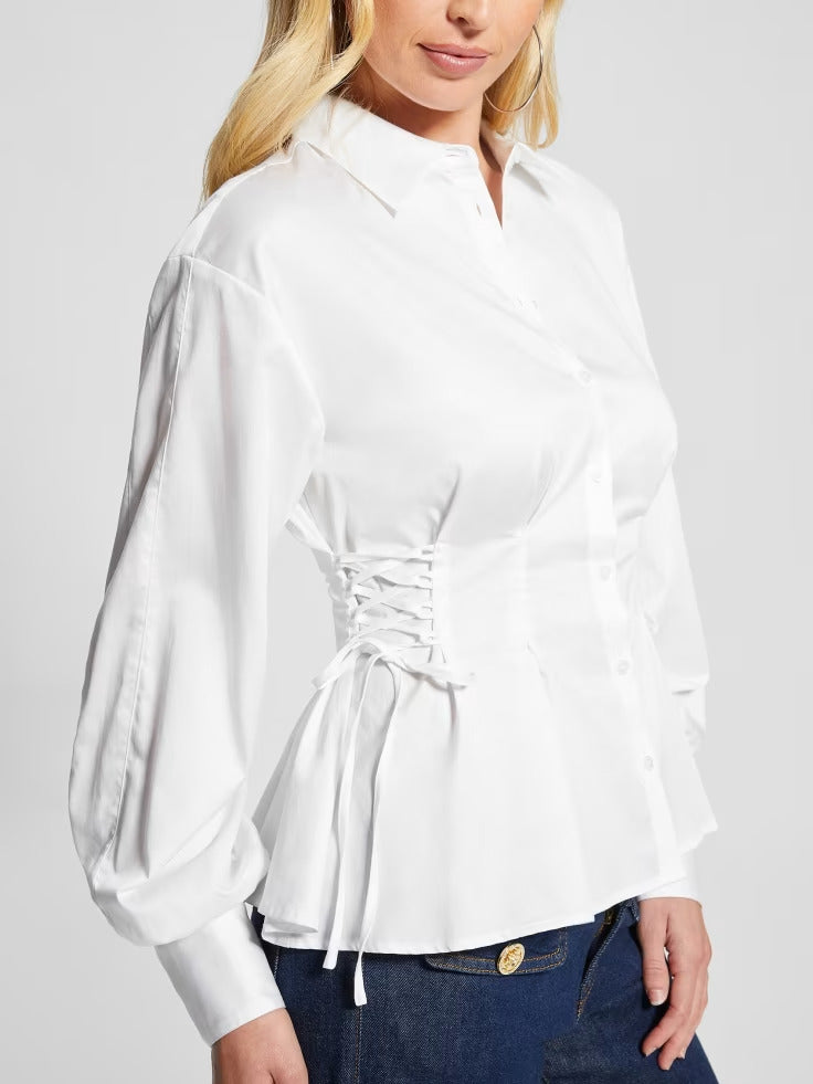 Guess Jackie Lace-Up Top