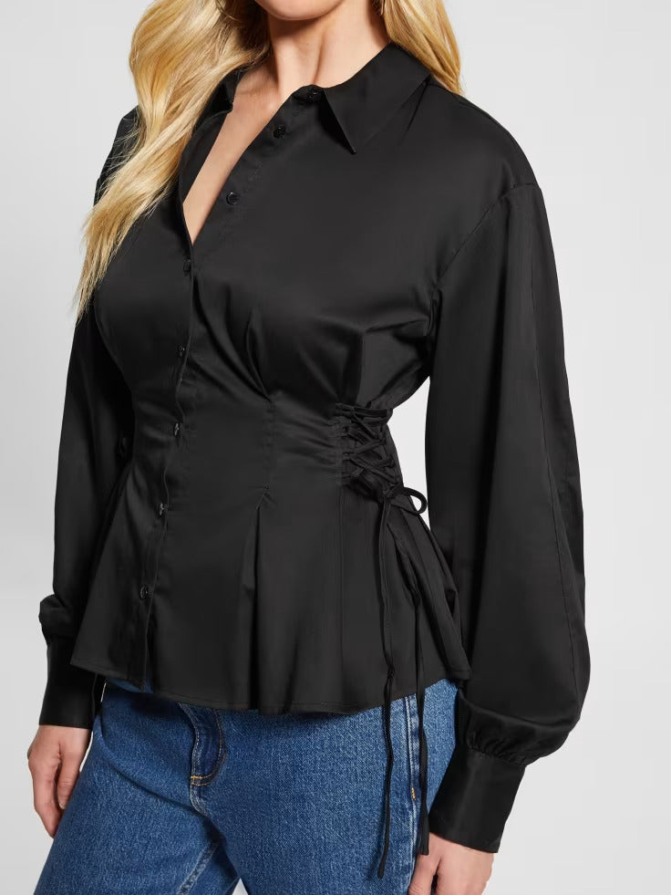 Guess Jackie Lace-Up Top