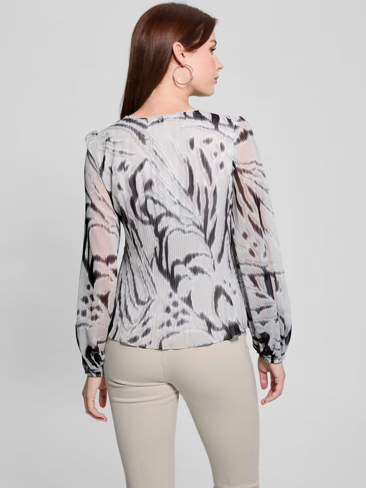 Guess Eco Yvette Pleated Top