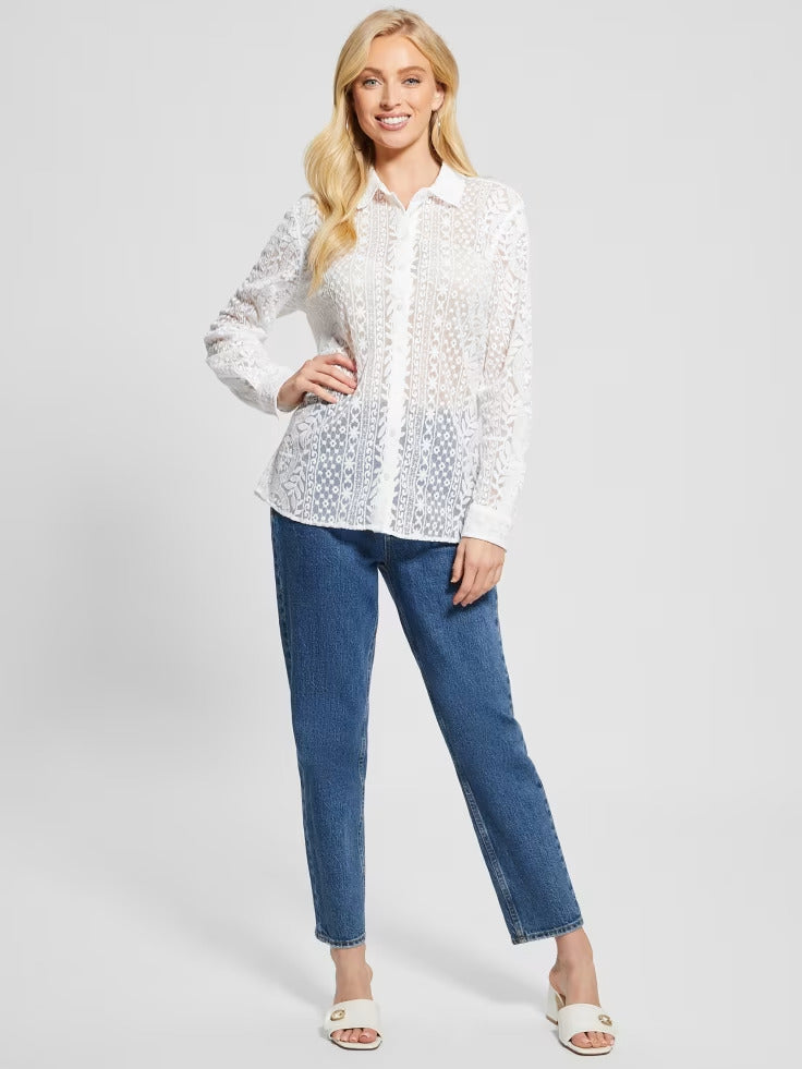 Guess Deloris Embroidered Top