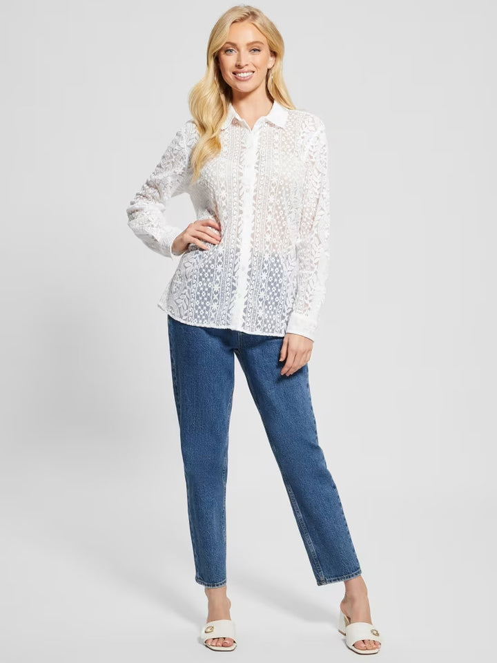 Guess Deloris Embroidered Top