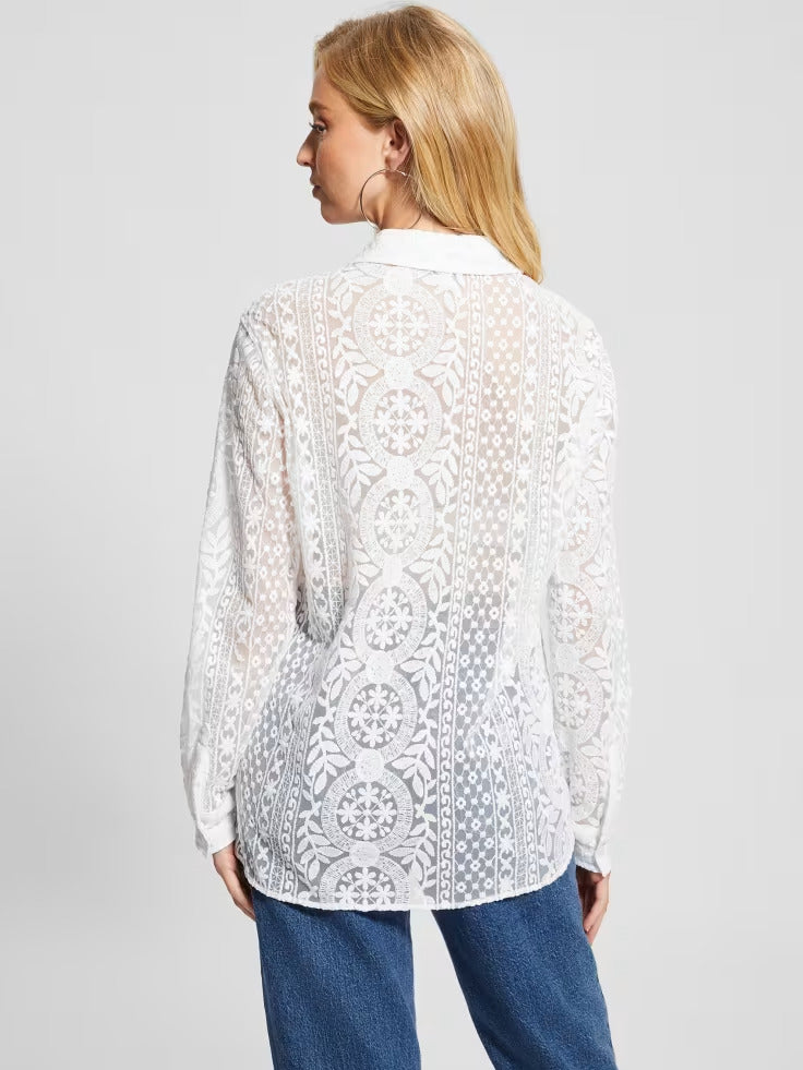 Guess Deloris Embroidered Top