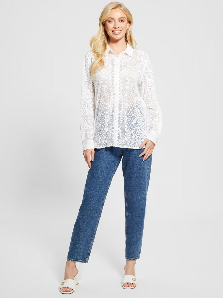 Guess Deloris Embroidered Top