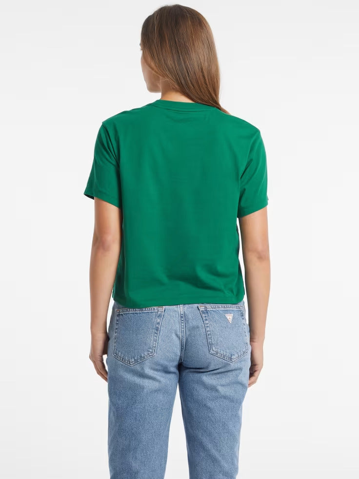 Guess Boxy Italic Logo Tee