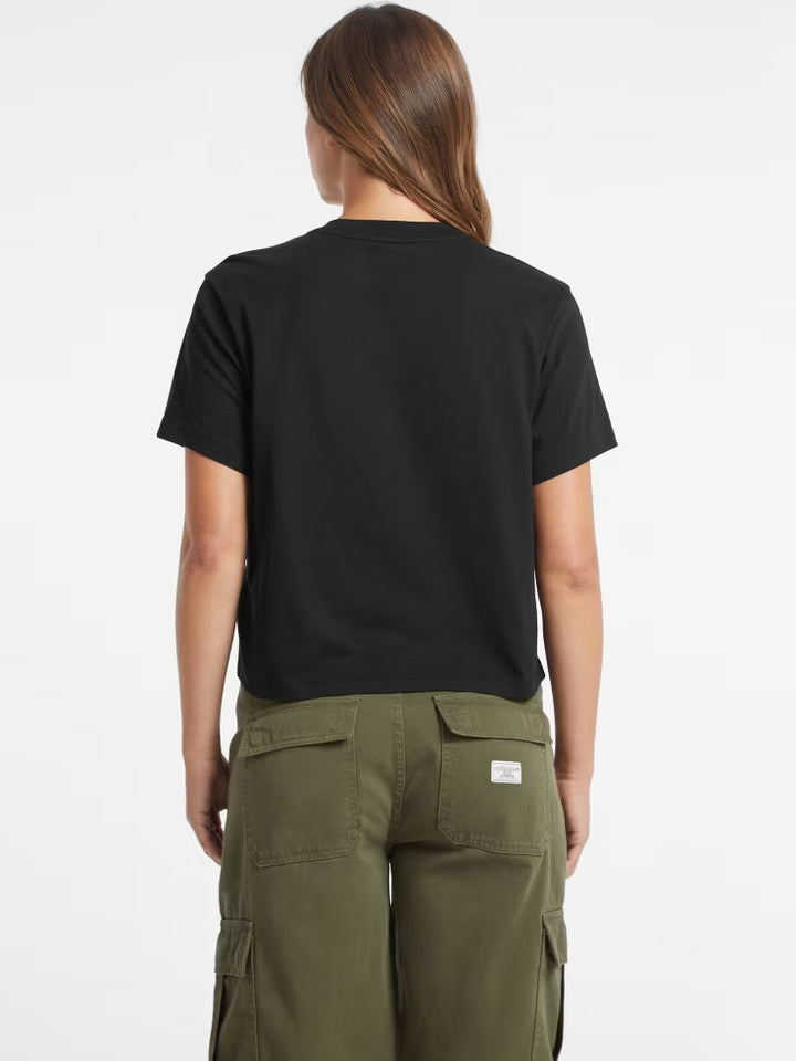 Guess Boxy Italic Logo Tee