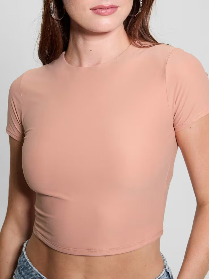 Guess Rene Second Skin Crop Tee