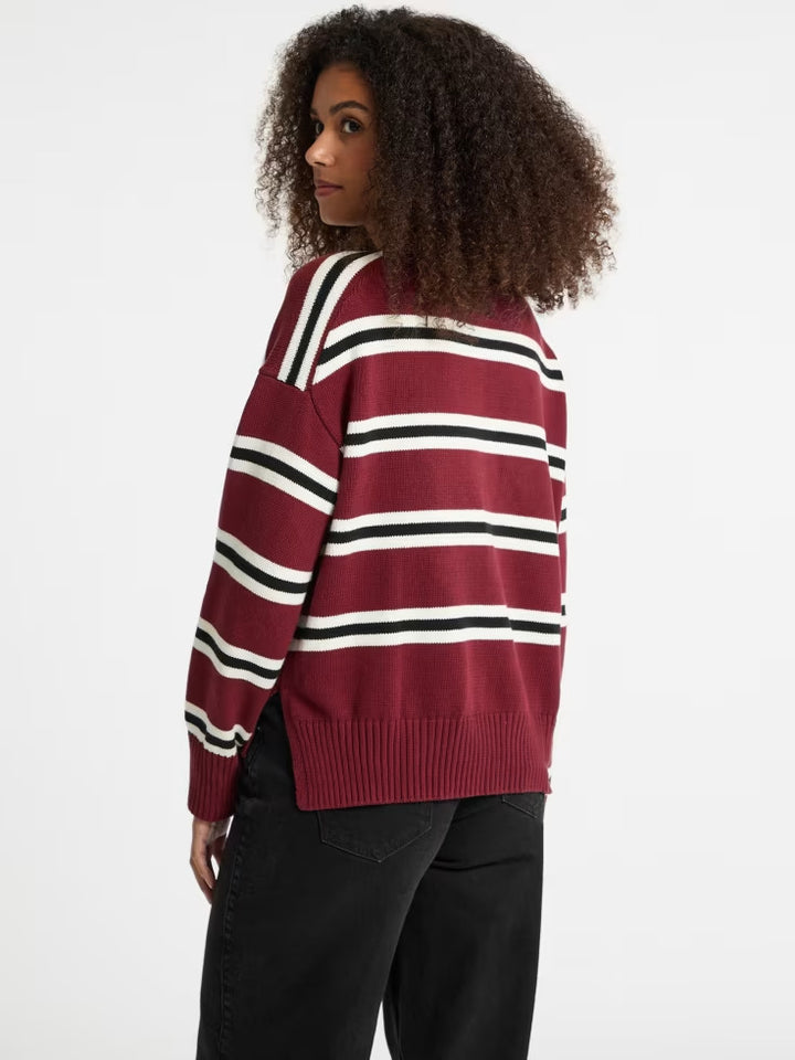 Guess Striped Logo Sweater