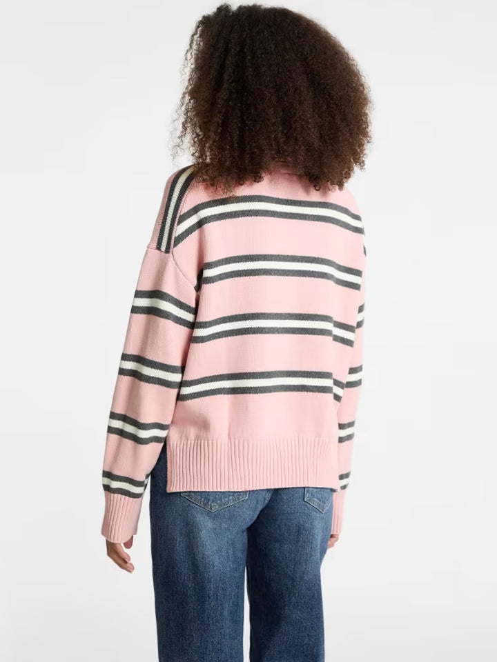 Guess Striped Logo Sweater