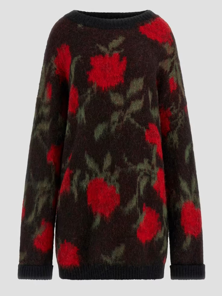 Guess Eco Roses Oversized Sweater
