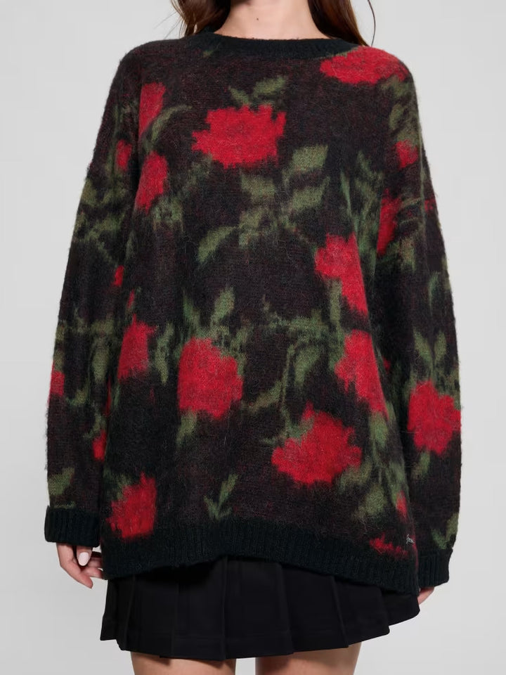 Guess Eco Roses Oversized Sweater