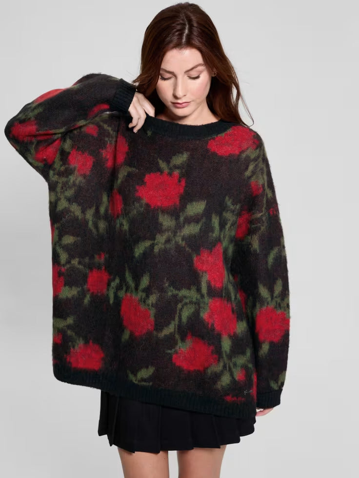 Guess Eco Roses Oversized Sweater