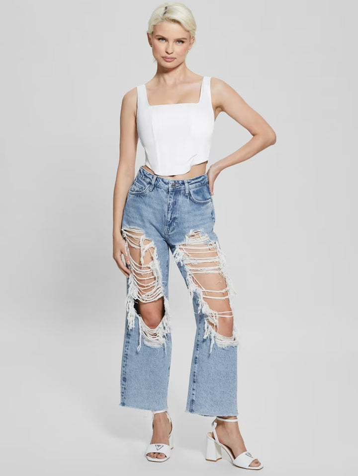 Guess 90s Ankle High-Rise Pants