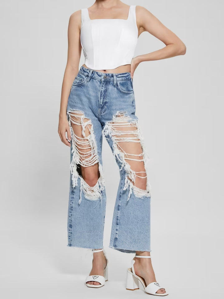 Guess 90s Ankle High-Rise Pants