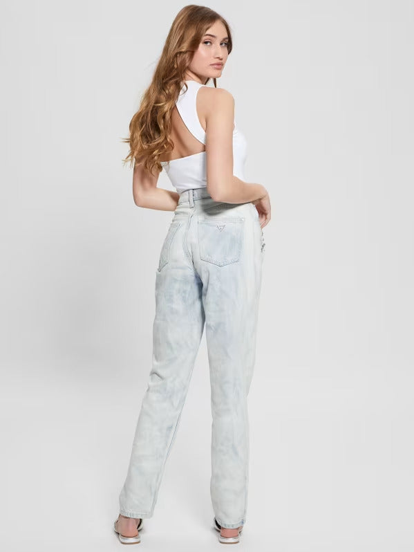 Guess Mom Rhinestone Jeans