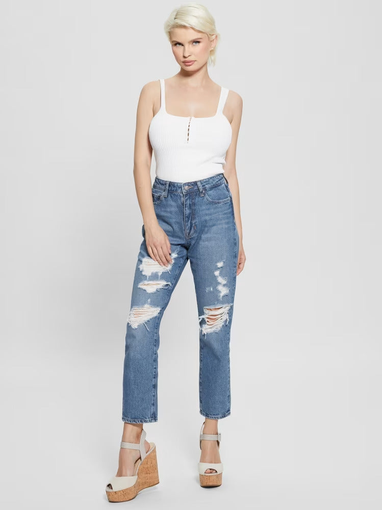 Guess It Girl Distressed Jeans