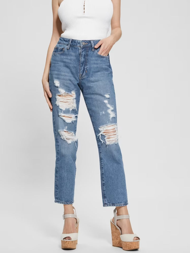 Guess It Girl Distressed Jeans