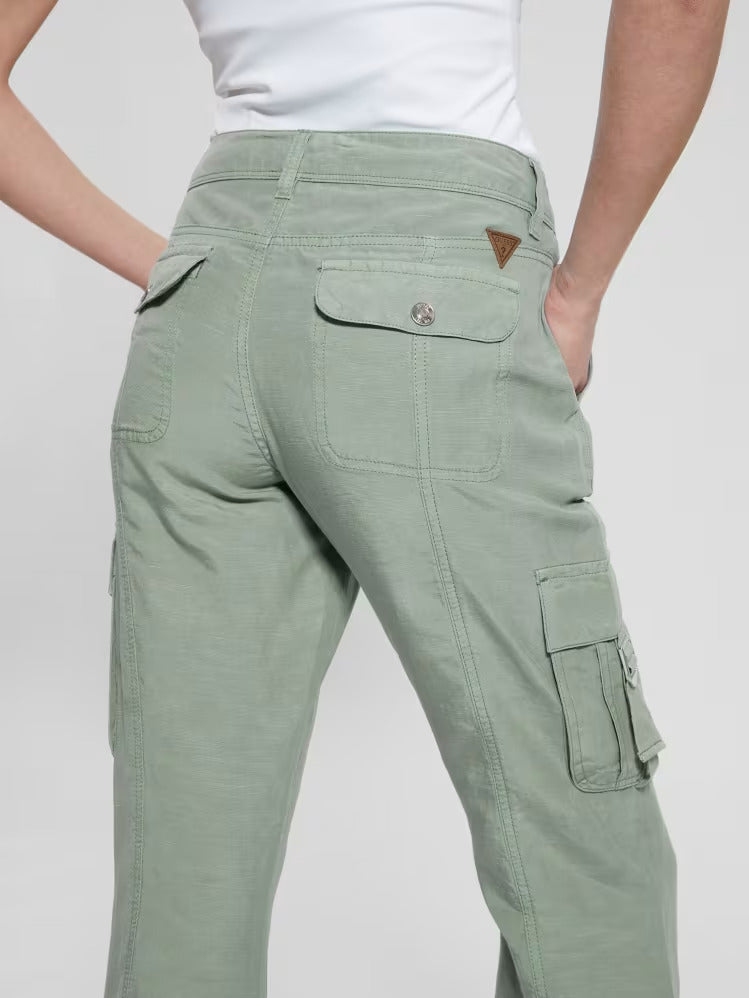 Guess Clay Linen Cargo Pants