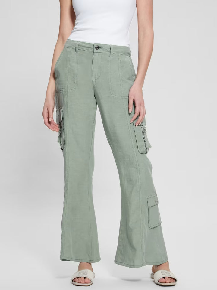 Guess Clay Linen Cargo Pants