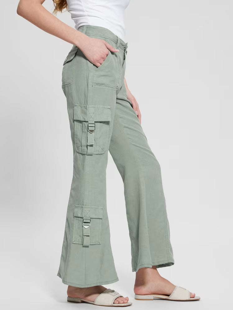 Guess Clay Linen Cargo Pants