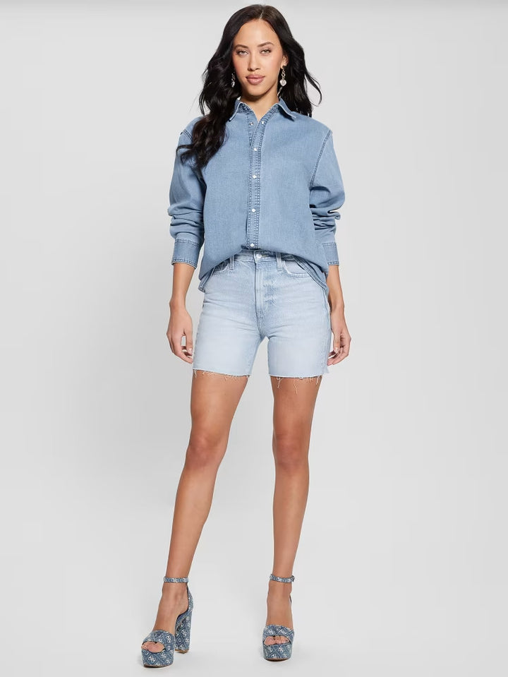 Guess 80s Pedal Denim Shorts