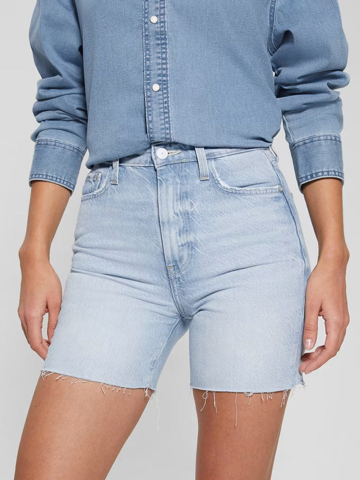 Guess 80s Pedal Denim Shorts