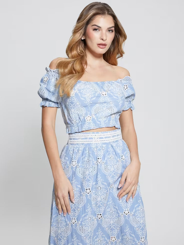 Guess Off-the-Shoulder Frida Top