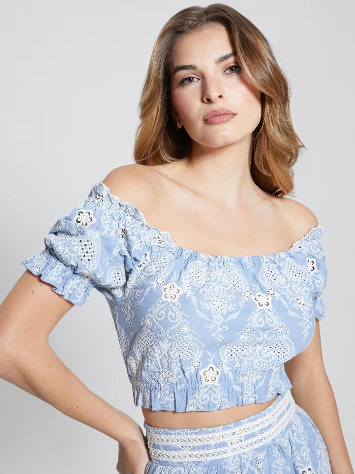Guess Off-the-Shoulder Frida Top