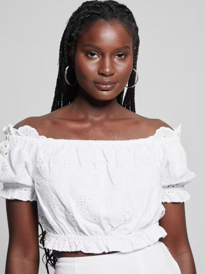 Guess Off-the-Shoulder Frida Top