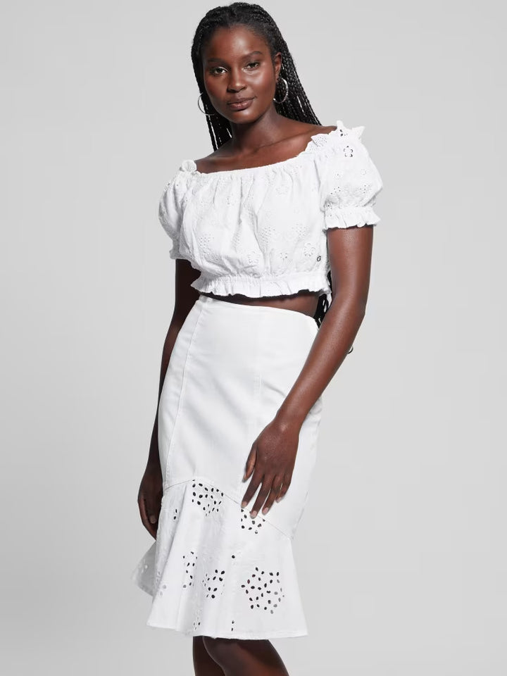 Guess Off-the-Shoulder Frida Top