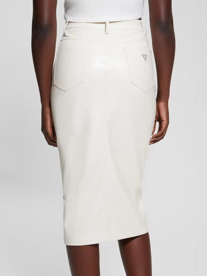 Guess Celine Faux-Leather Skirt