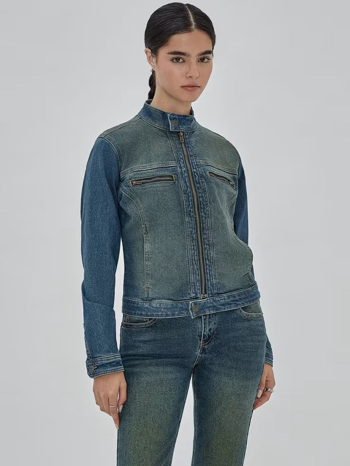 GUESS Originals Moto Zip Up Jacket