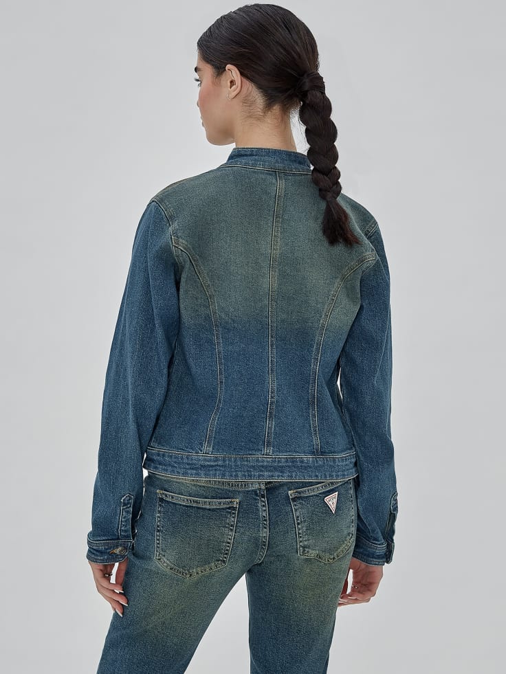 GUESS Originals Moto Zip Up Jacket