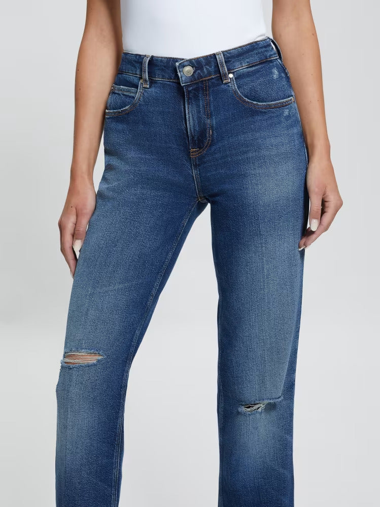 Guess Eco Paulette Flare Split Denim Pants